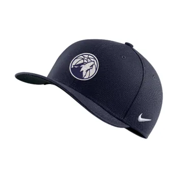 Nike Polyester Elastane Baseball Caps Unisex Dark Blue