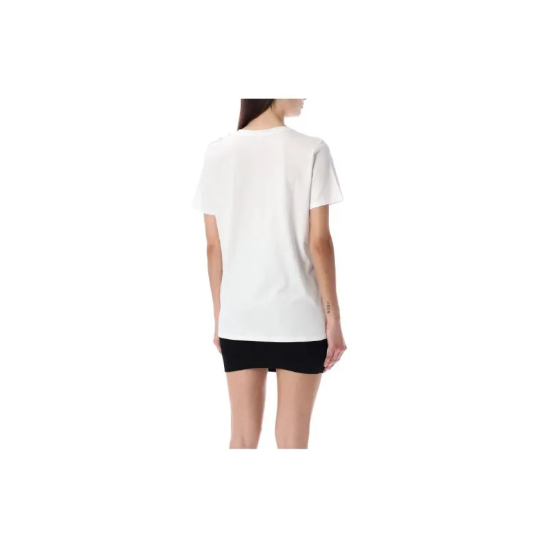 BALMAIN T Shirts Women's White-1