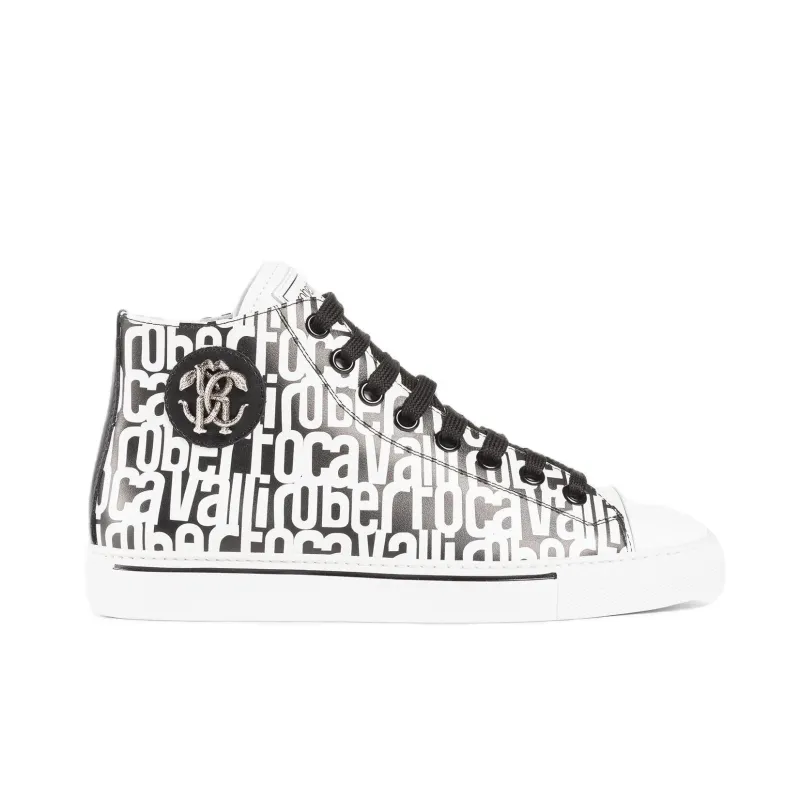 Roberto Cavalli Logo-print Leather Sneakers-1
