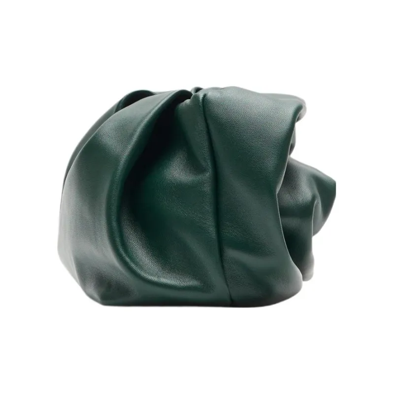 Burberry Lambskin Clutch Women's Vine Green-1