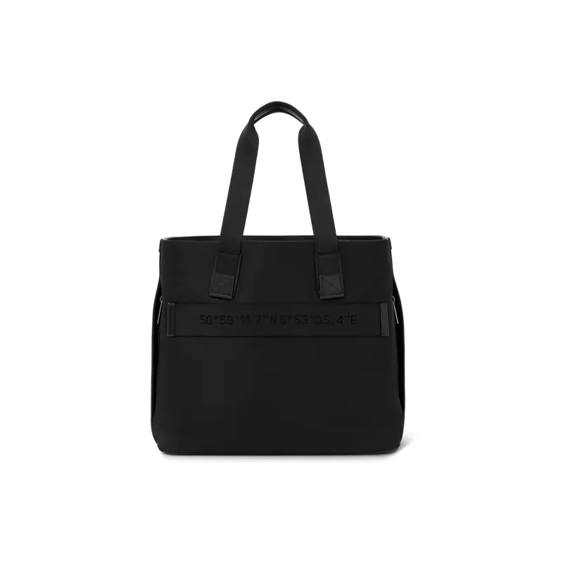 RIMOWA Recycled Nylon With Leather Tote Bag, Shopping Bag, Handbag Unisex Black-2