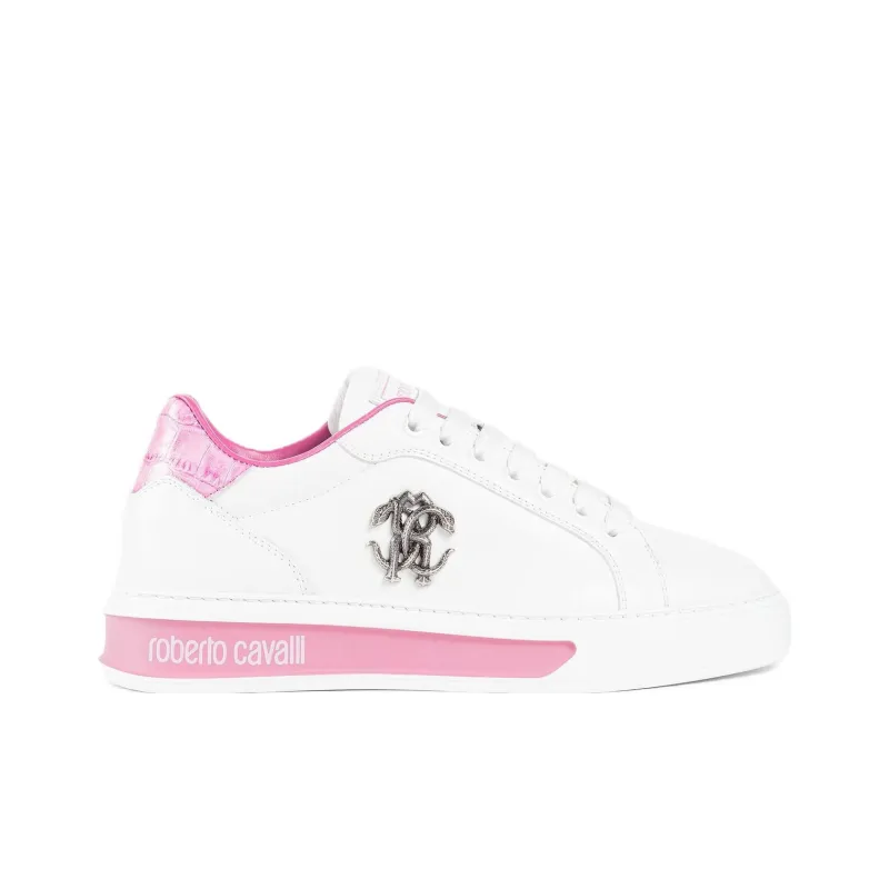 Roberto Cavalli Skateboard Shoes Women's White-1