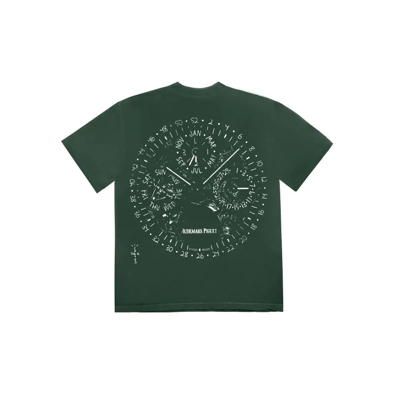 Travis Scott Cj X Audemars Piguet Watch Face Tee-1