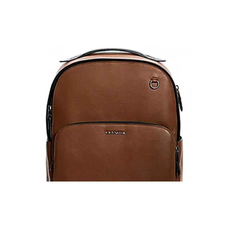 COACH Graham Cow Leather Backpack Large Size Men's Brown-3