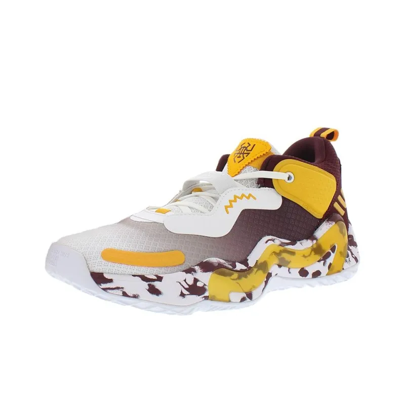 Adidas Don Issue 3 'White Maroon Gold'-0