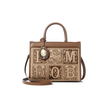 Versman PU Tote Shopping Bag Small Square Bag Handbag, Shoulder Bag Regular Women's Sea Salt Caramel