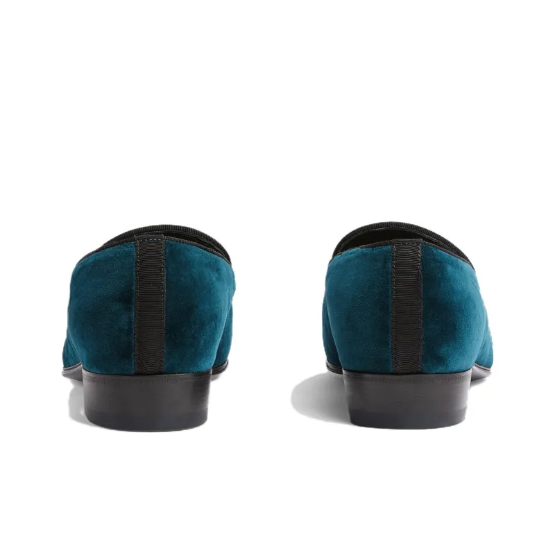 GUCCI Loafers Men Blue-3