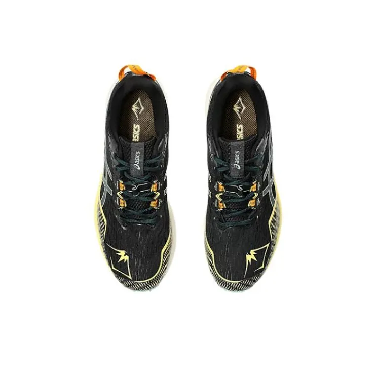 Asics Fuji Lite 4 Black Magnetic Blue-2