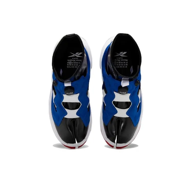 Reebok Maison Margiela X InstaPump Fury Tabi 'Black Vector Blue'-4