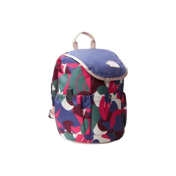 THE NORTH FACE Recycled Polyester Backpack Mini Women's Cave Blue Pink Moss