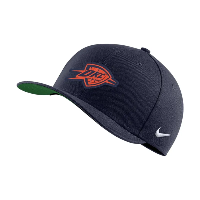 Nike Oklahoma City Thunder City Edition Nike Nba Swoosh Flex Cap-0