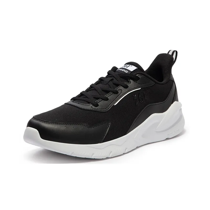 361° Blade 2.0 Cushioning, Slip Resistant, And Abrasion Resistant Low Top Running Shoes Men's Black White-1