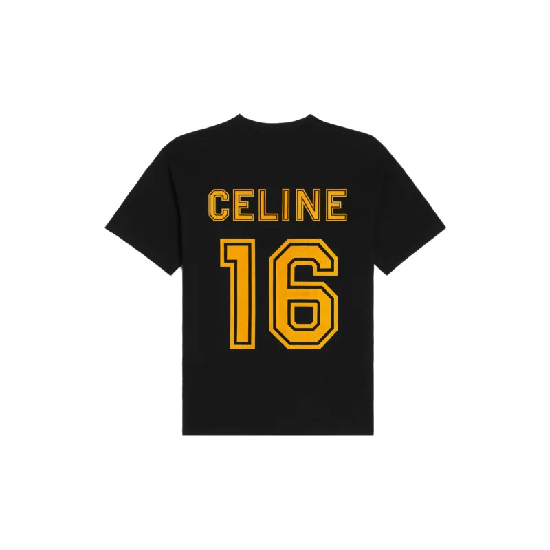 CELINE 16 Loose T-shirt In Cotton Jersey-1