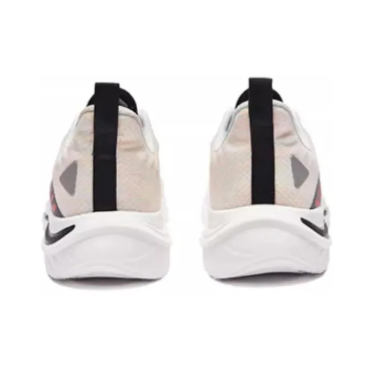 Erke Anti Slip And Wear Resistant Breathable Low Top Running Shoes Men's White Black-3