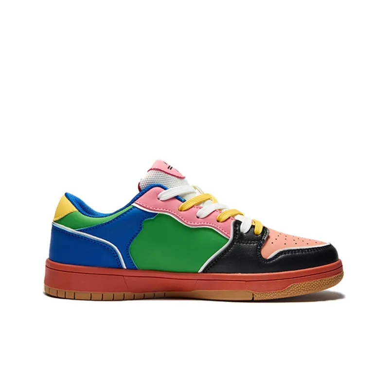 A1 Puffy Shoes Abrasion Resistant Balance Breathable Low Top Skateboard Shoes Unisex-64