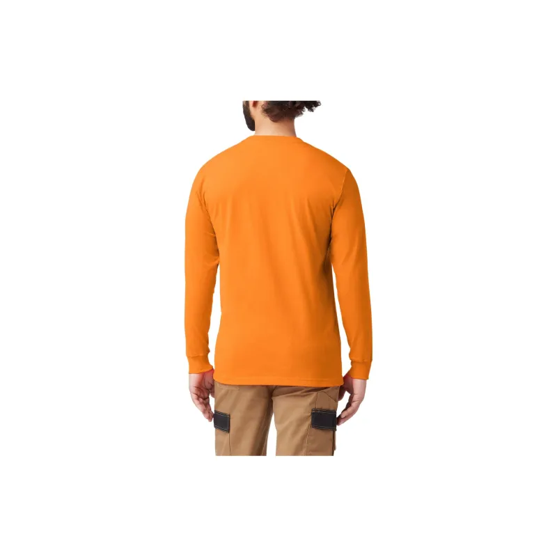Dickies Heavyweight Long Sleeve Pocket T-Shirt T-Shirt Men's Orange-1