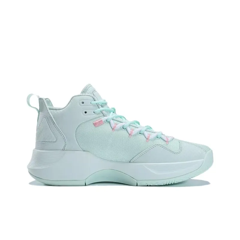 PEAK Durable Breathable Low Top Basketball Shoes Women's Green-1