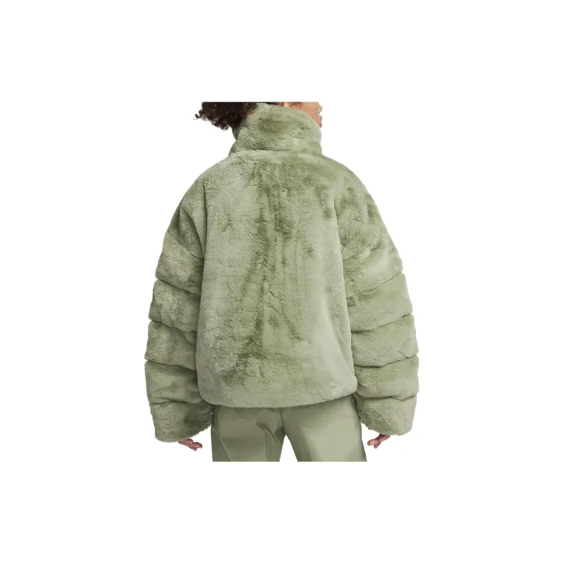 Nike Sportswear Essential Velvet feel Coat Women's Green-0