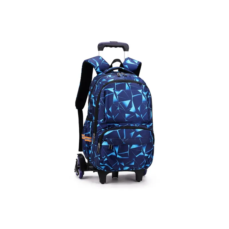Natural Fish Nylon Backpack Regular Men's Sky Blue Starry Sky/Black Starry Sky/Blue Stripes/Blue Geometric-16
