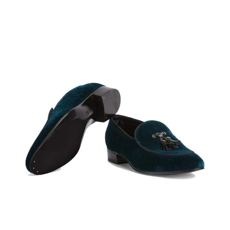 GUCCI Loafers Men Blue-4