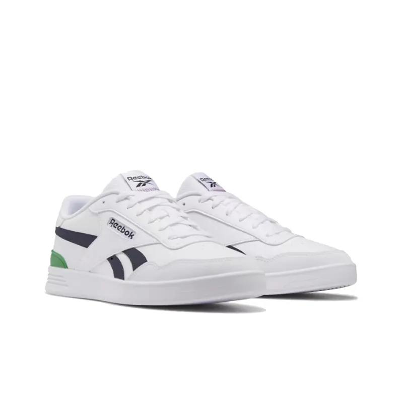 Reebok Court Advance Clip 'White Black Green'-2