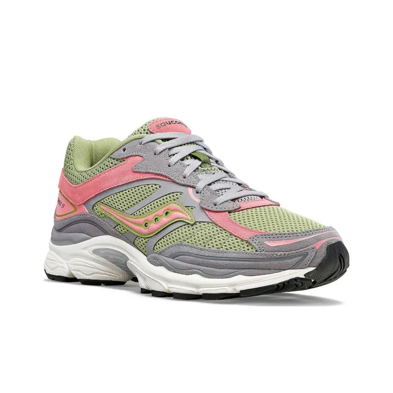 Saucony ProGrid Omni 9 Premium Grey Green Pink-2