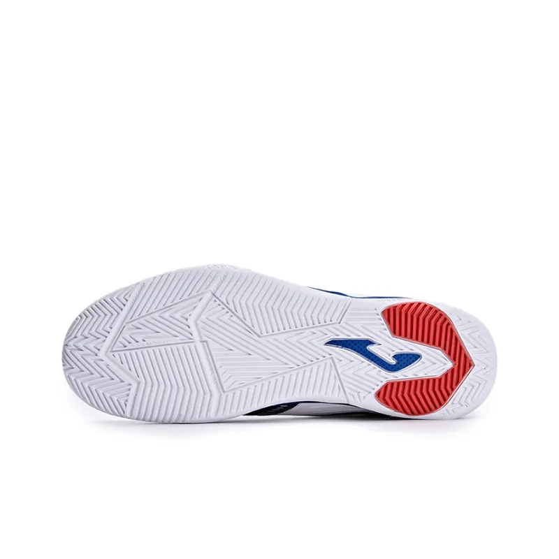 Joma IC/IN Indoor Anti Slip Wear Resistant Soccer Shoes Men's Blue-4