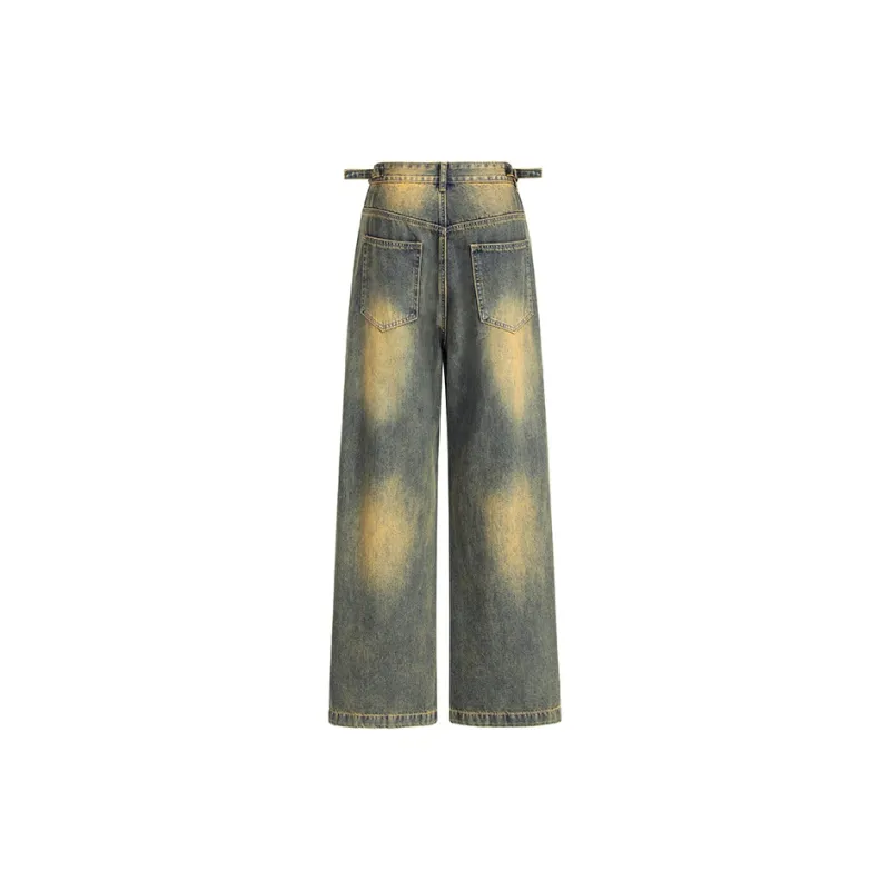 Wen Shan Jeans Women's Mud Dyeing-1