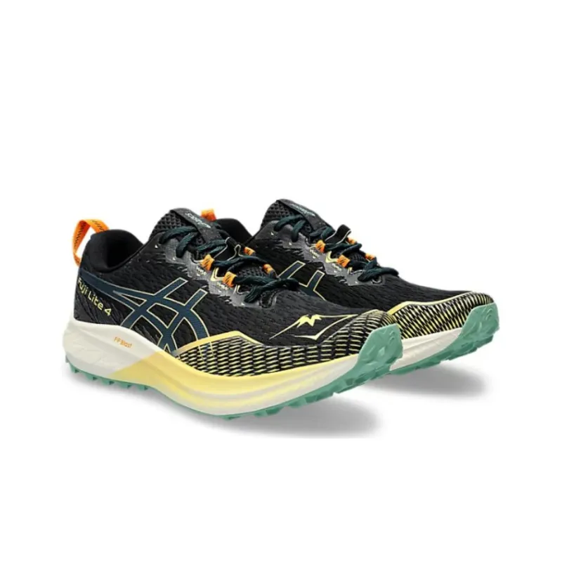 Asics Fuji Lite 4 Black Magnetic Blue-1