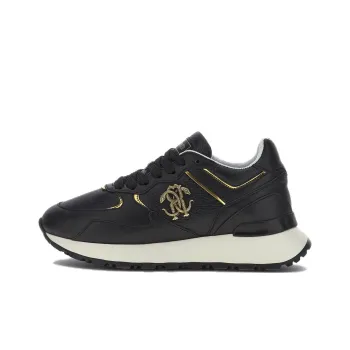 Roberto Cavalli Mid-Top Casual Shoes Women's Black