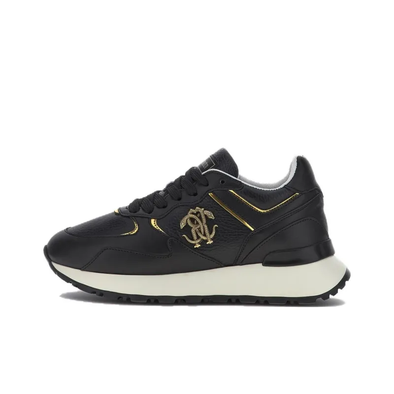 Roberto Cavalli Mid-Top Casual Shoes Women's Black-0