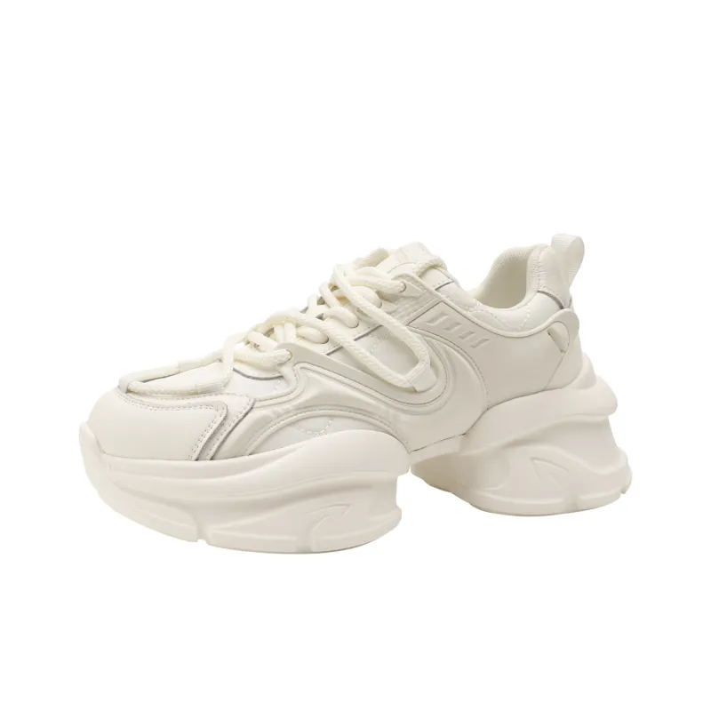 D:FUSE SCANDINAVIA Height Increasing Lightweight Low-Top Chunky Sneakers 6.5cm Women's-6
