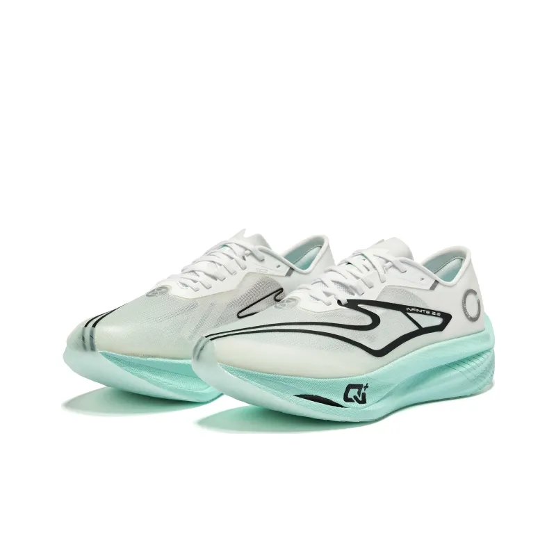 Erke Zhijing 2.0 Abrasion Resistant Breathable Low Top Running Shoes Women's Azure-2