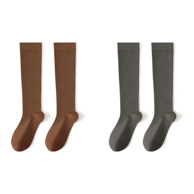 SHIWAJI Knee High Socks Men's 2 Pack-10