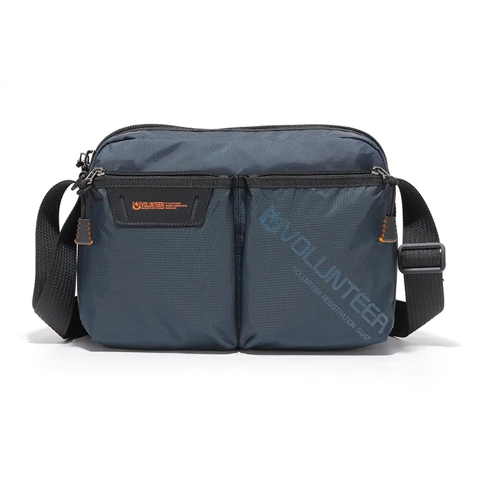 Volunteer Oxford Casual Fashion Shoulder Bag, Crossbody Bag Small Size Unisex Black/Gray/Blue/Green-10