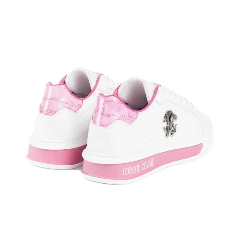 Roberto Cavalli Skateboard Shoes Women's White-3