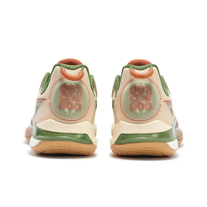 361° DVD2 ZhiZu China Cushioning Anti Slip Wear Resistant Breathability Low Top Basketball Shoes Men's Ash Grey Beige-3