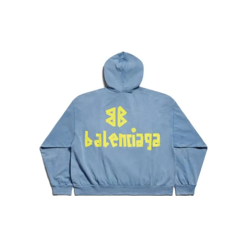 Balenciaga Ripped Pocket Hoodie-7