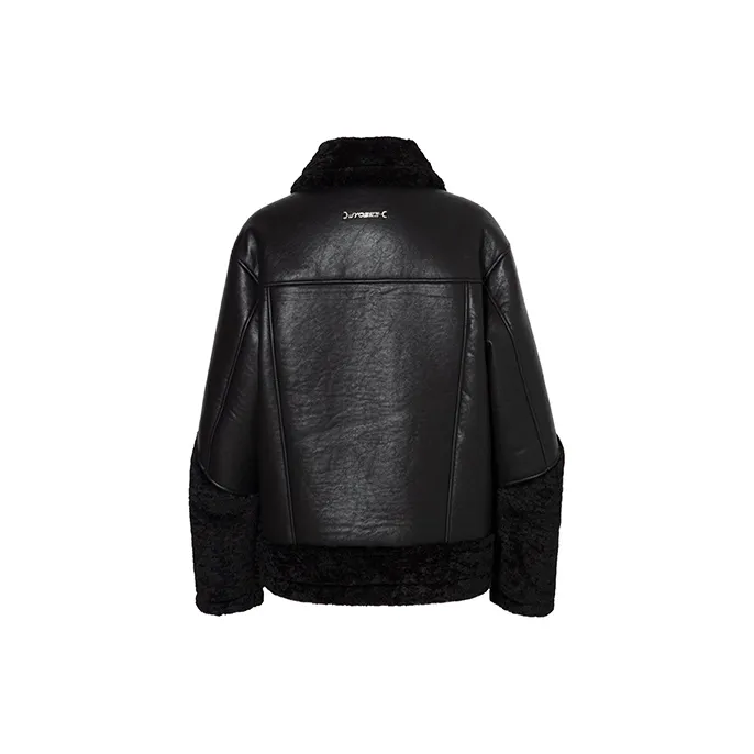 JYOSEI Leather Jacket Women's Black-1