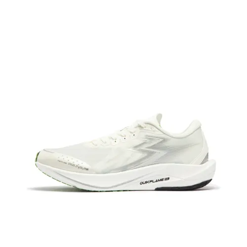 361° Speed ​​2 Pro Running Shoes Unisex Low-Top Feather White/Silver