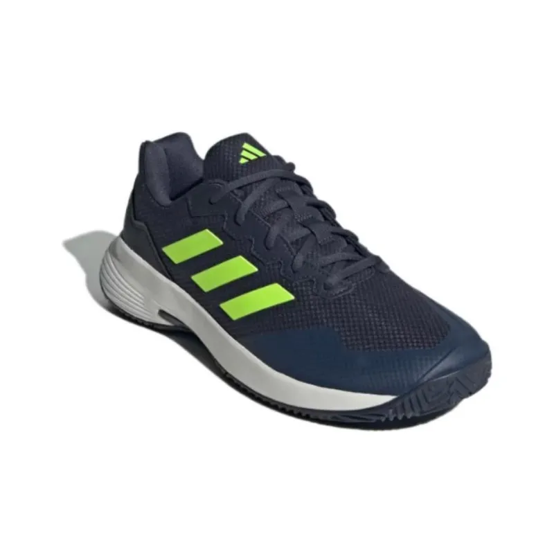 adidas GameCourt 2.0 Shadow Navy Lucid Lemon-2