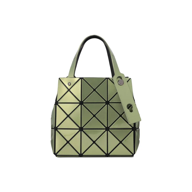 ISSEY MIYAKE Polyvinyl Chloride Resin Handbag Women's Khaki-0