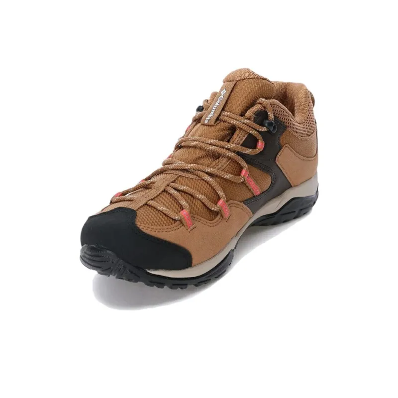 Columbia Shock absorbing And Waterproof Low Top Outdoor Shoes Women's Brown Black-2