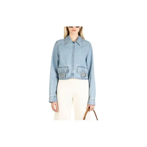 FENDI Denim Jackets Women's Blue