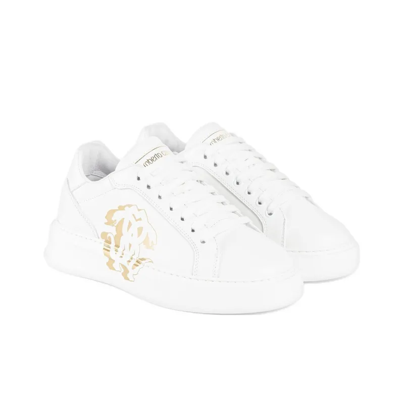 Roberto Cavalli Skateboard Shoes Women's White-3
