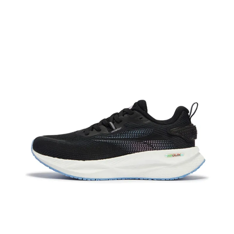 361° Speed Boost CQT Cushioning Anti Slip And Wear Resistant Low Top Running Shoes Women's Black Blue-0
