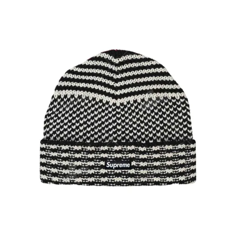 Supreme Wool Jacquard Beanie-0