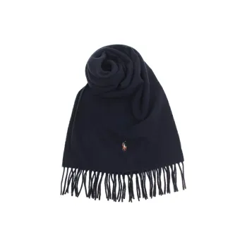 Polo Ralph Lauren Knit Scarves Unisex Dark Blue