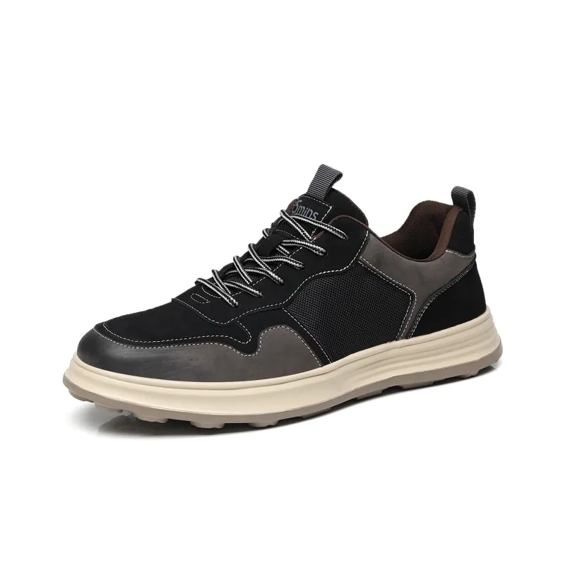 15 MINS Low Top Casual Shoes Men's Black-1