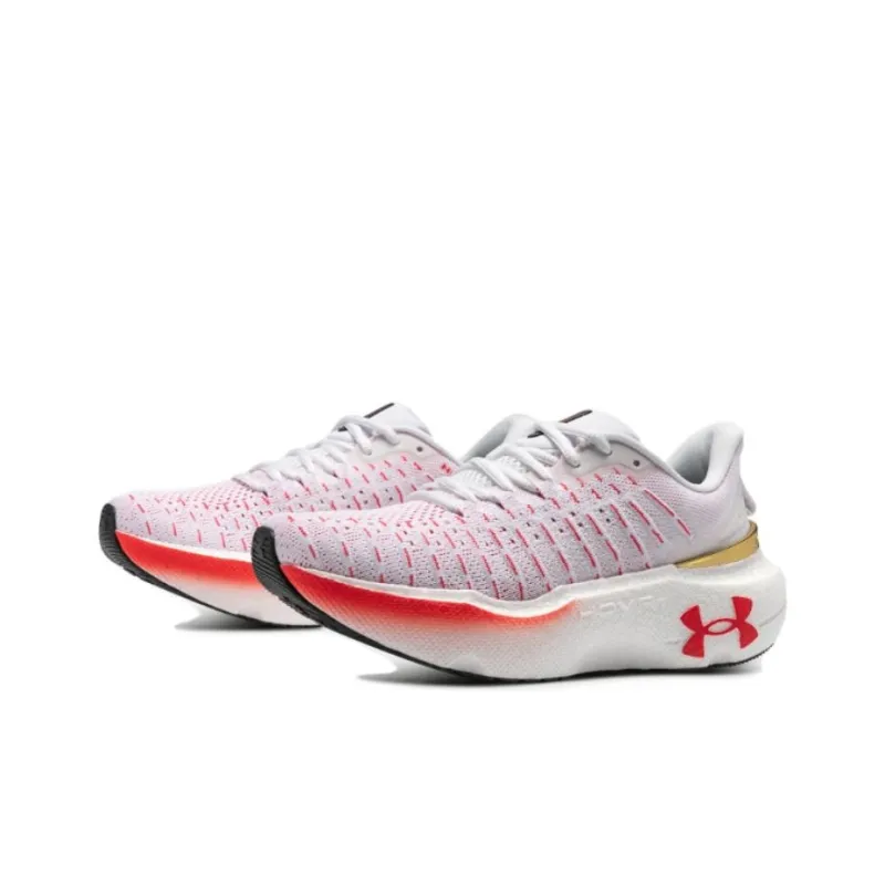 Under Armour Hovr Infinite Elite Shoes 'White Metallic Gold' Women's-2